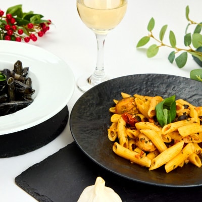 レンジで簡単 3種の冷凍パスタ(ペンネ)　魚介の旨みがぎゅっと詰まった手作り本格パスタ3種セット