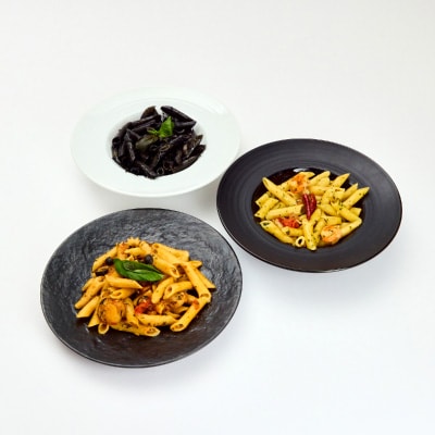 レンジで簡単 3種の冷凍パスタ(ペンネ)　魚介の旨みがぎゅっと詰まった手作り本格パスタ3種セット