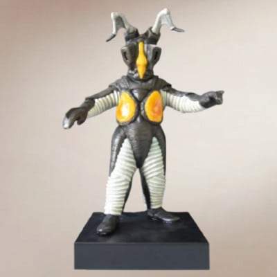 宇宙恐竜ゼットン(イルミネーション発光&音声ギミック搭載)GK完成品　ソフトビニール製塗装済完成品