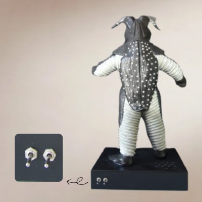 宇宙恐竜ゼットン(イルミネーション発光&音声ギミック搭載)GK完成品　ソフトビニール製塗装済完成品