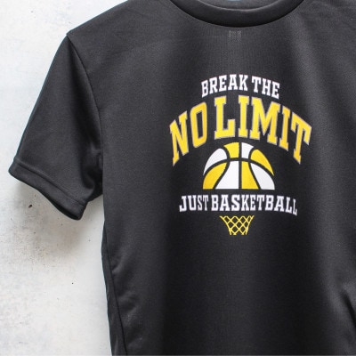 ドライTシャツ ブラック バスケットボール向け 120サイズ ジュニア