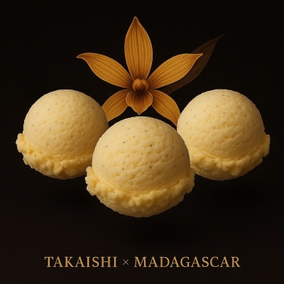 《2種計1540ml》バニラジェラート　高石市×マダガスカルの万博コラボ商品 　ふるさと納税限定