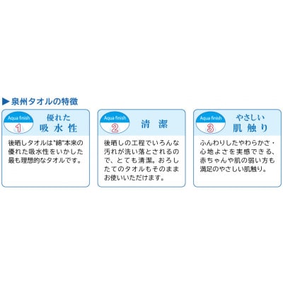ザ・泉州タオル　　グレー