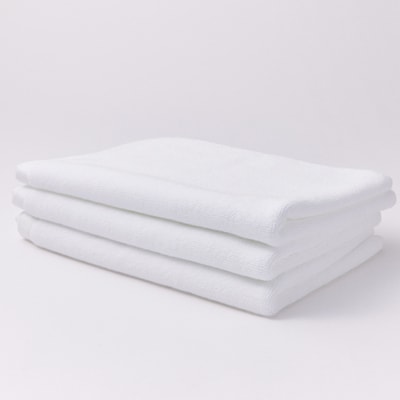 【泉州タオル】ROSHICHI ホテル仕様バスマット3枚(ホワイト)