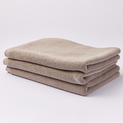 【泉州タオル】ROSHICHI ホテル仕様バスマット3枚セット / ミスティグレー