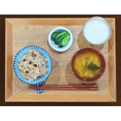 《7点計5種》免疫力が気になる方におすすめ　発酵食品セット　即席味噌・漬物・甘酒・小豆玄米・薪釜塩