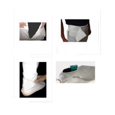 【糸よし】腹当兼用ズボン型股引 (白) Sサイズ