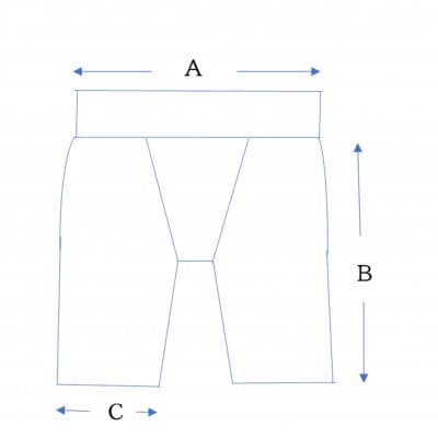【糸よし】腹当兼用ズボン型半股引 (白)S-3サイズ