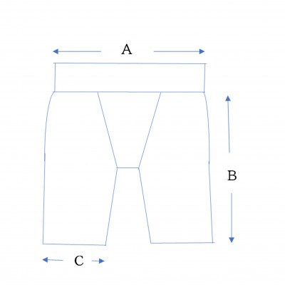 【糸よし】腹当兼用ズボン型半股引 (白)3Lサイズ