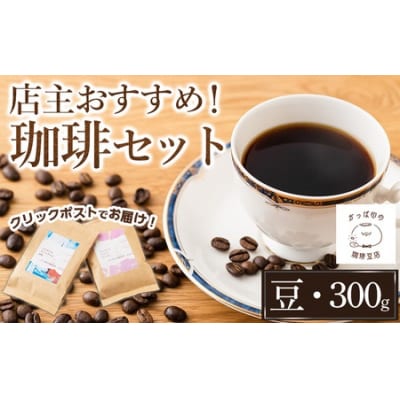 <豆>店主おすすめ!珈琲セット(計300g)