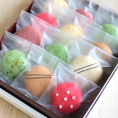 マカロン12個とチーズ&チョコケーキ10個セット