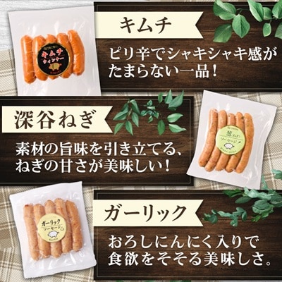 ウインナー充実セット(7種類70本 計1.67kg)