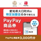 愛知県大口町　PayPay商品券(3,000円分)※地域内の一部の加盟店のみで利用可