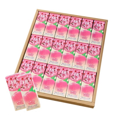 桃ジュース 濃縮還元果汁100%(加糖) 紙パック 200ml×18本 MB004