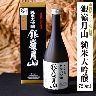 銀嶺月山 純米大吟醸 720ml 《山田錦100%使用》　012-E-GS001