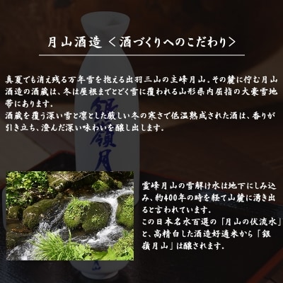 銀嶺月山 純米大吟醸 720ml 《山田錦100%使用》　012-E-GS001