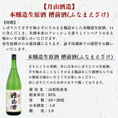 銀嶺月山 しぼりたて 生原酒 「槽前酒」 1800ml  本醸造【季節限定】　010-E24