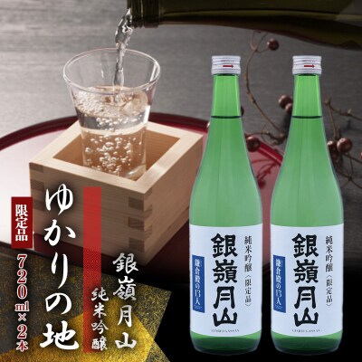 銀嶺月山 純米吟醸 ゆかりの地 720ml ×2本 【観光・酒米応援企画】　012-E06 | ふるさと納税のお礼品