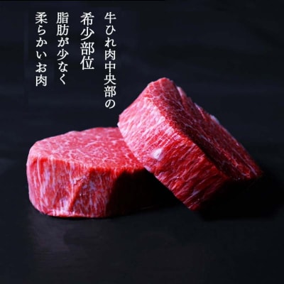 【毎月数量限定】山形牛 A5ランク 赤身 希少なシャトーブリアン 150g×2枚 073-D01