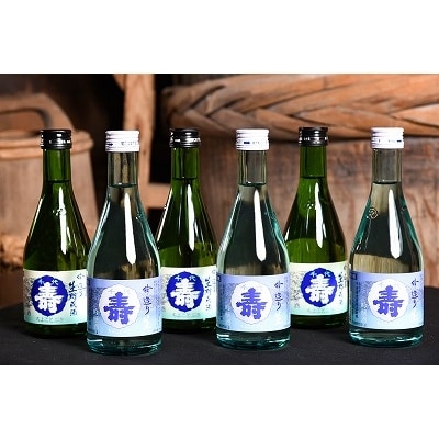 【山形の地酒】吟醸生酒と吟醸生貯蔵酒 計6本セット(各300ml)　010-E18
