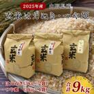 【2025年産】山形県産 玄米2種セット 合計9kg【つや姫・はえぬき】 令和7年産