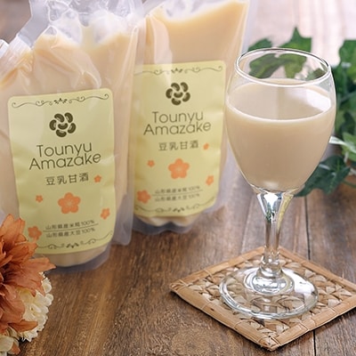 国産大豆の無添加 豆乳甘酒 4本セット(500ml×4本)　012-G61