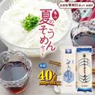 亀山製麺所の夏のそうめんセット 40人前 (計20束) 011-F48