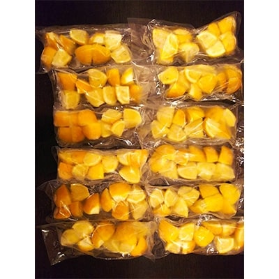 三角　グラントレモン 2kg　(カット冷凍)