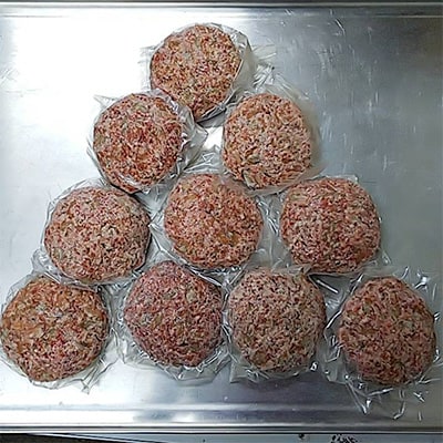 肥後の赤牛ハンバーグ150g×10個(宇城市)