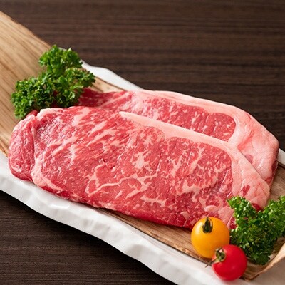 熊本県産　黒毛和牛　ロースステーキ500g【三角物産館】