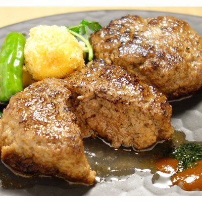あか牛100%ハンバーグセット(あか牛ハンバーグ120g×6個 あか牛のたれ200ml)(宇城市)