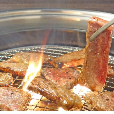 あか牛カルビ焼肉セット(あか牛バラカルビ400g あか牛のたれ200ml付き)(宇城市)