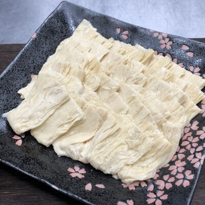 あか牛赤身モモ&湯葉しゃぶセット(モモスライス400g 湯葉210g たれ200ml付き)(宇城市)