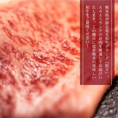 くまもと黒毛和牛 和王 サーロインステーキ 500g(宇城市)