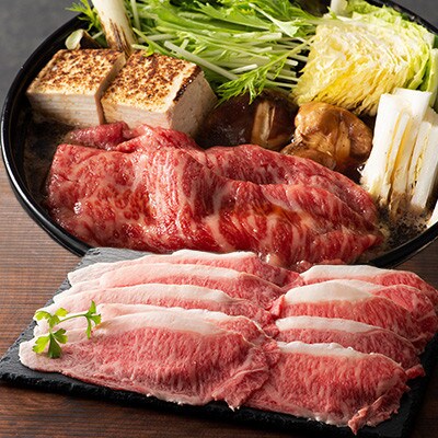くまもと黒毛和牛「藤彩牛」バラ(カルビ)とロースの2種セット(宇城市)