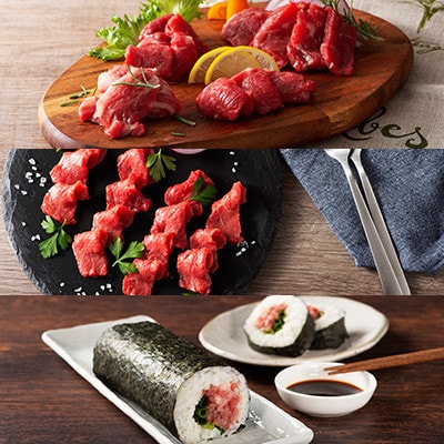 「熊本特産」フジチク厳選ふじ馬刺し6種セット(宇城市)