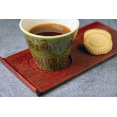 カフェトレイ　3点セット　ウォールナット　パープルハート　栃　天然無垢材