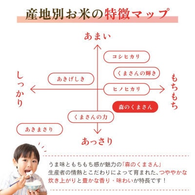 【令和8年産新米】　森のくまさん(精米)10kg　JA熊本うき