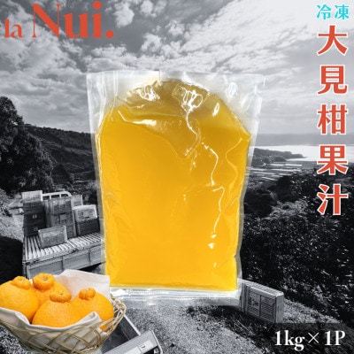 不知火 熊本大見柑 ピューレ (冷凍) 1kg×1P 宇城市【la Nui.】