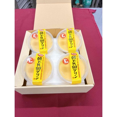 お山の朝どれ卵プリン 4個入