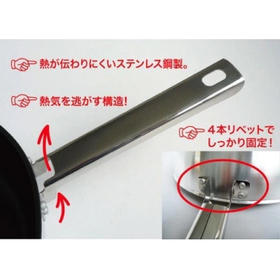 フライパン ウィニープロHG-II ダイヤアルミ 23cm 国産