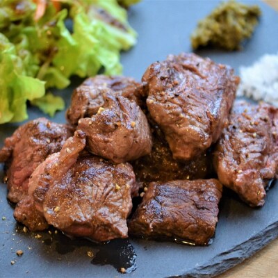 鳥取和牛 ヒレの角切りステーキ (1.2kg) KR0335 国産 牛肉 ヒレ ステーキ 小分け