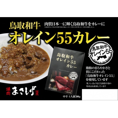 鳥取和牛オレイン55カレー5個セット 牛肉 和牛 肉 お肉 黒毛和牛 カレー レトルト