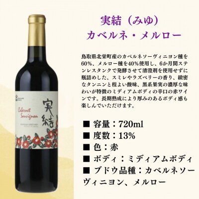 倉吉ワイン「実結」カベルネ・メルロー