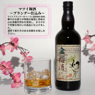 マツイ梅酒 ブランデー仕込み 700ml 梅酒 お酒 洋酒 ブランデー