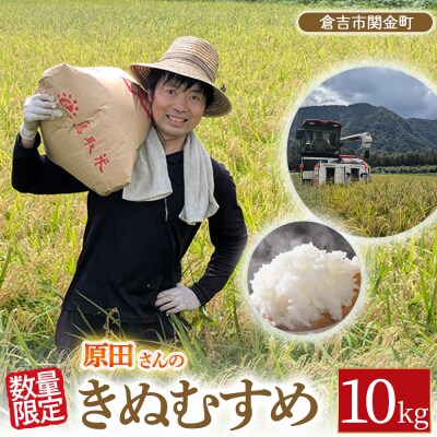 【新米】【在庫限定】令和7年産米 原田さんのきぬむすめ 10kg (原田農園)数量限定 30G009