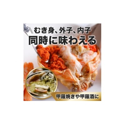 【親がに甲羅盛り 8個セット 冷凍】N107