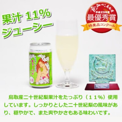 「鳥取産二十世紀梨チューハイ350ml×24本」×2ケース