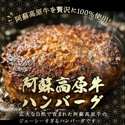 南小国産 阿蘇高原牛 牛100% ハンバーグ 約2.4kg(南小国町)
