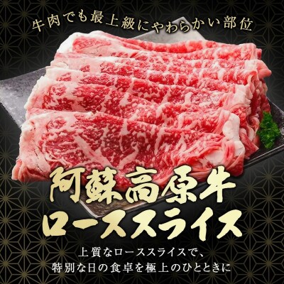 南小国産 阿蘇高原牛 ローススライス 約1.6kg(南小国町)